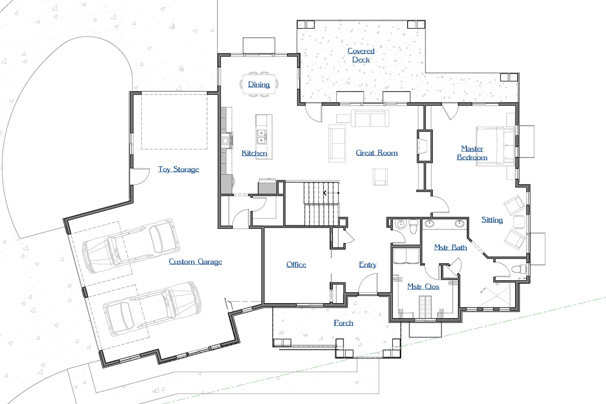 Plan 2133 Main Floorplan