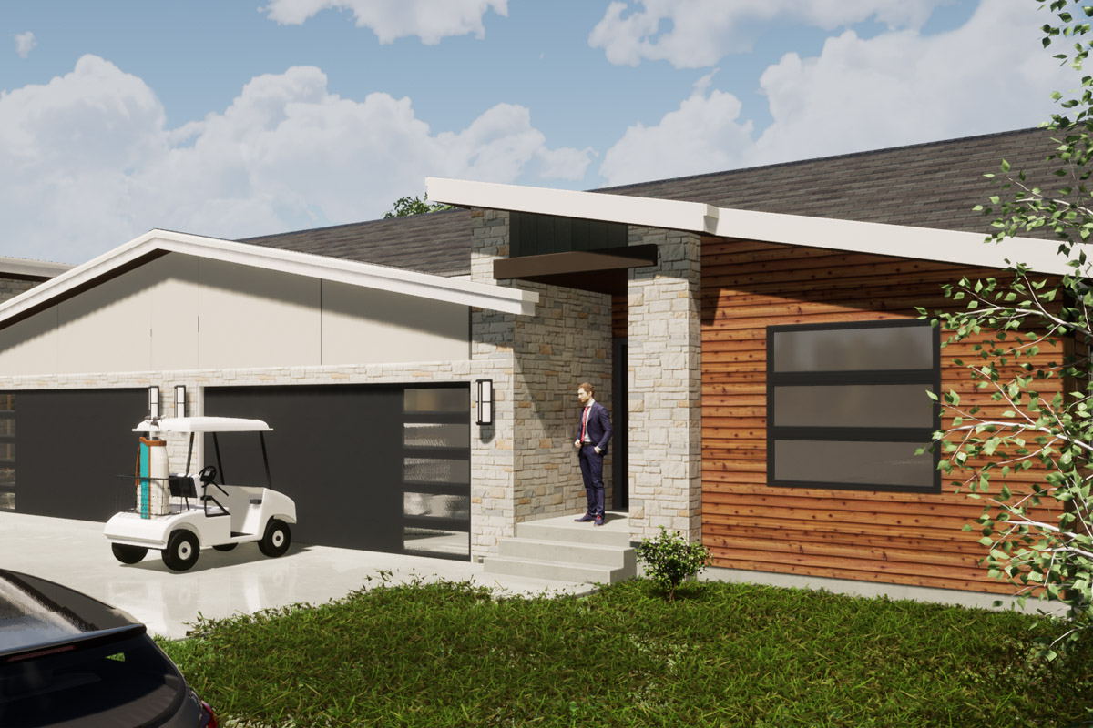 Duplex Plan 2671 Front